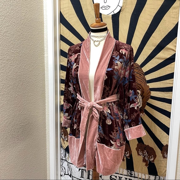 🌈 Amazing velvet casual kimono - Picture 5 of 11